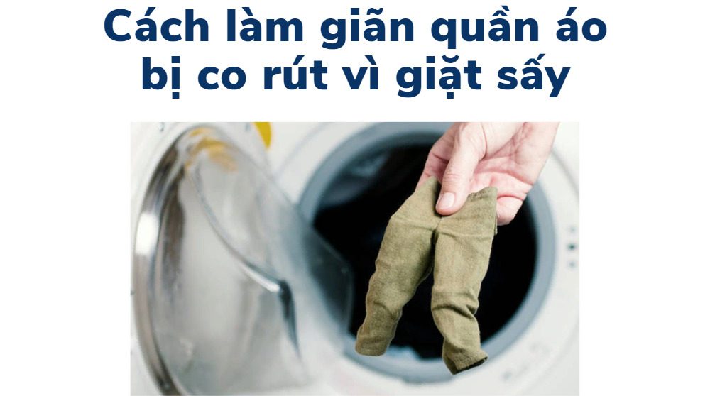 cach lam gian quan ao bi co rut