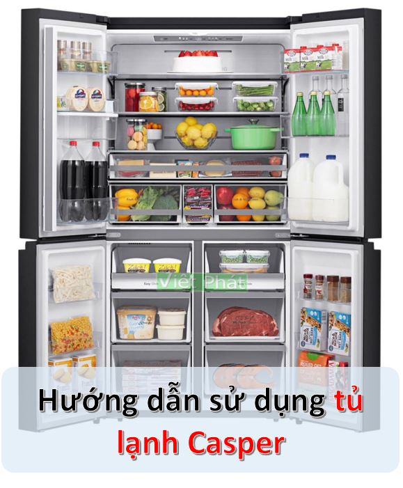 cach su dung tu lanh casper