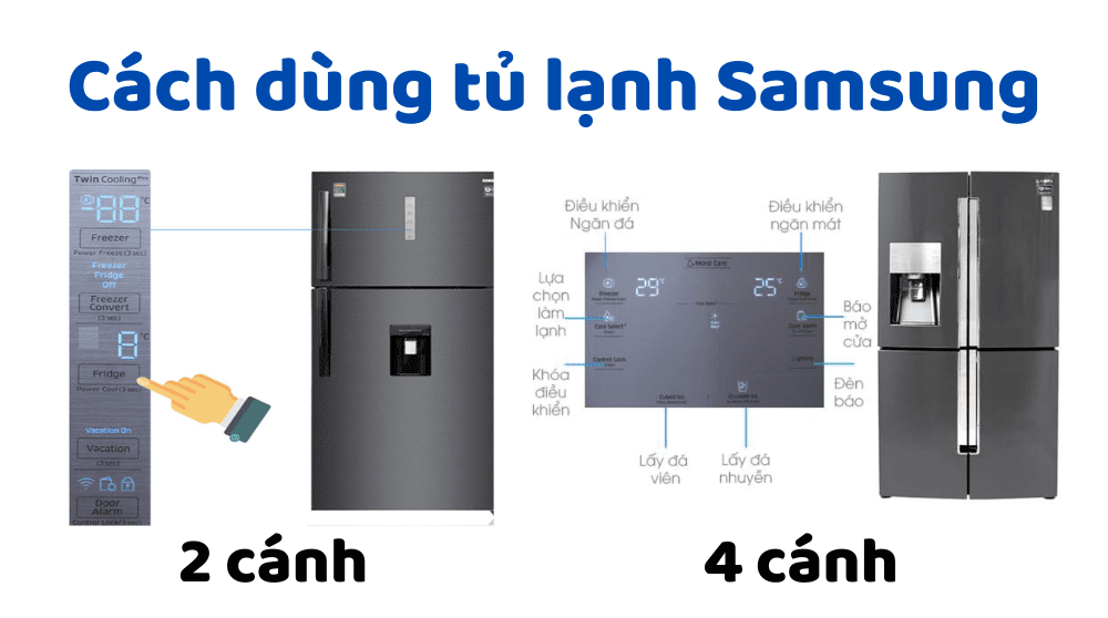 cach su dung tu lanh samsung