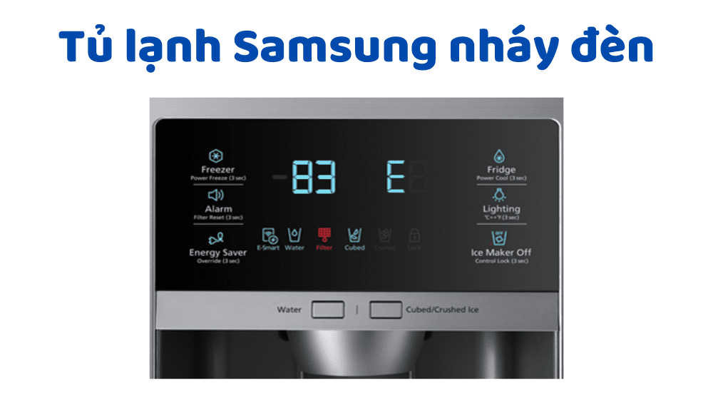 tu lanh samsung bao loi nhay den