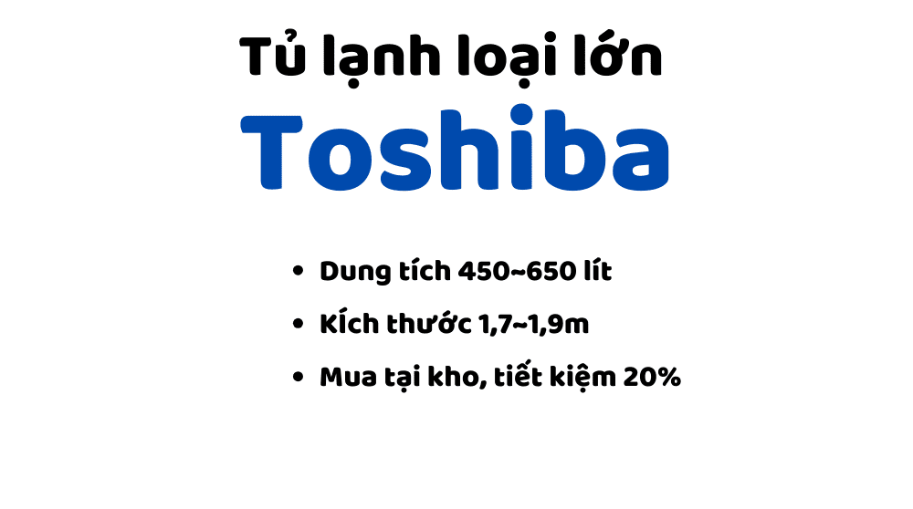 tu lanh toshiba loai lon
